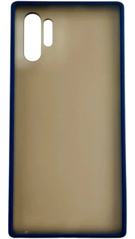 Чехол Matte Color на Samsung Galaxy Note 10 Plus синий