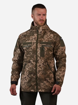 Тактична куртка утеплена BEZET Softshell Omega 9200 3XL Піксель (2000093215501 )