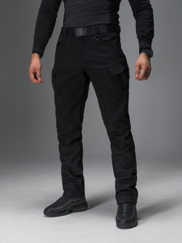 Тактические штаны утепленные BEZET Softshell Байрактар 9515 2XL Черные (ROZ6400181709)