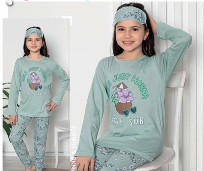 Піжама для дівчаток тм Minimoon 4945 Ave Sun 122-128 см.