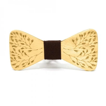 Галстук Бабочка деревянный Gofin wood 10х4,5 см (acs0002969)