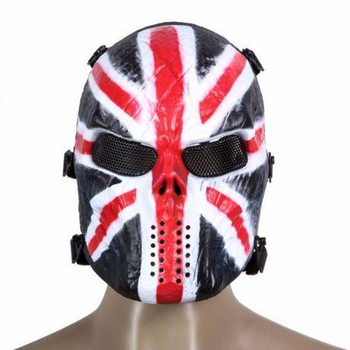 Маска для страйкболу, лижна маска, спортивна маска, на Хелловін, Британія