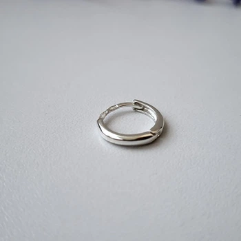 Серебряная сережка кольца 10 мм поштучно серебро 925 56058 0.50г