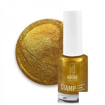 Лак для стемпинга Adore Professional Stamp It! 03 Gold золото 7.5 мл (2101130027948)