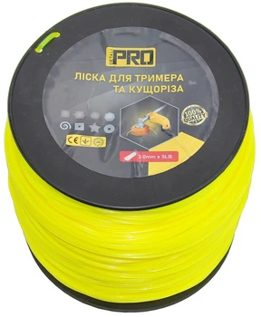 Леска косильная для триммера 3 мм звезда 5 LB (370 м), арт. les135