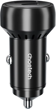 Ładowarka samochodowa CHOETECH TC0014-BK USB-A USB typu C