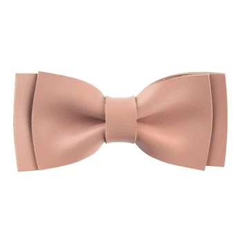 Бабочка Bow Tie House кожаная пудровая 10417