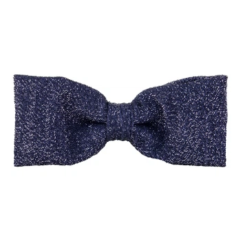 Бабочка Bow Tie House праздничная синяя с люрексом 10282