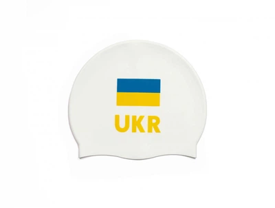 Силіконова шапочка для плавання ВЕЛС Розмір 22см UKR Прапор України