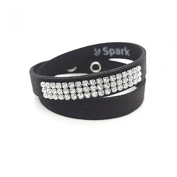 Браслет Spark з Алькантара зі Swarovski BLNMESHU3CZC