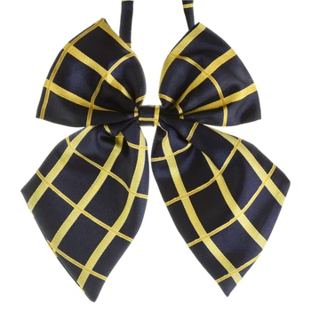 Жіноча Bow Tie House Basic метелик синя в золотисту клітинку 03175