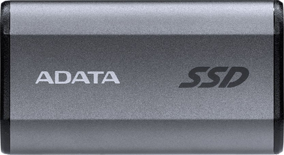 SSD диск ADATA Elite SE880 500GB USB 3.2 Gen2 Type-C 3D NAND (QLC) Titanium Gray (AELI-SE880-500GCGY) External