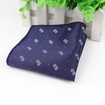 Платок Bow Tie House паше синий с велосипедами 10195
