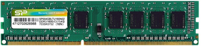 Оперативна пам'ять Silicon Power DDR3-1600 4096MB PC3-12800 (SP004GBVTU160N02/SP004GBLTU160N02)