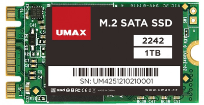 Umax 1TB M.2 2242 SATA III 3D NAND (TLC) (UMM250009)