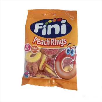 Фруктовий жувальний мармелад Fini Peach Rings Персикові кільця 90 г