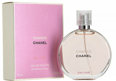Туалетна вода для жінок Chanel Chance Eau Vive 50 мл (3145891265507)