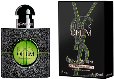 Woda perfumowana damska Yves Saint Laurent Black Opium Illicit Green EDP W 30 ml (3614273642897)