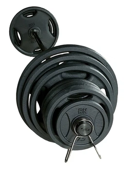 Олімпійська, металева штанга RN-Sport Quatro 135 кг