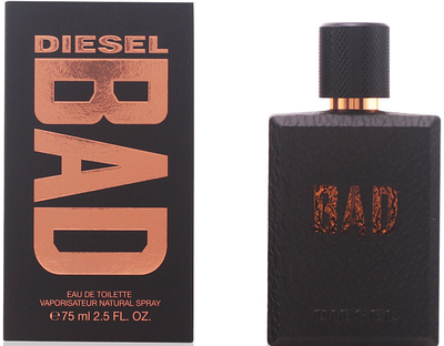 Woda toaletowa męska Diesel Bad EDT M 75 ml (3605522052888)