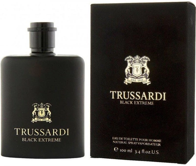 Туалетна вода для чоловіків Trussardi Black Extreme EDT M 50 мл (8011530994815)