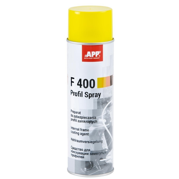 Засіб для захисту замкнених профілів APP F400 Profil Spray бурштиновий 500 мл