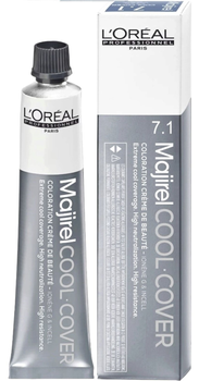 Farba do włosów L´Oréal Professionnel Majirel Cool Cover 7.1 kremowa 50 ml (3474630575554)