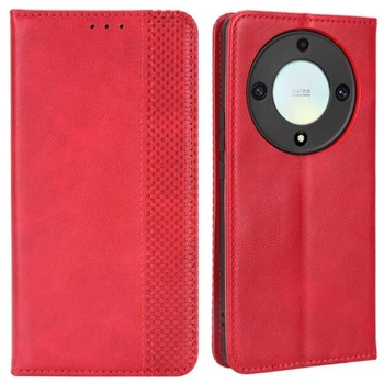 Чехол-книжка Deexe Retro Style для Honor Magic 5 Lite - Red