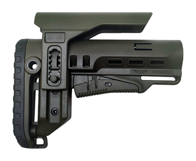 Приклад DLG TBS Tactical PCP (Mil-Spec) із регульованою щокою, олива