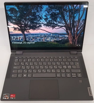 Ноутбук Lenovo IdeaPad Flex 5 14ARE05 (81X2008RMX) Platinum Grey / AMD Ryzen 3 4300U / RAM 8 ГБ / SSD 256 ГБ / AMD Radeon RX Vega 5 / Windows 10 Home (Вживаний) - Б/У
