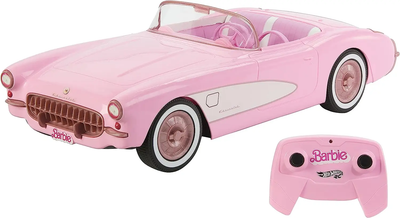 Корвет Кабріолет Барбі на дистанційному управлінні Hot Wheels RC Barbie The Movie Corvette Remote-Control Convertible (HPW40)