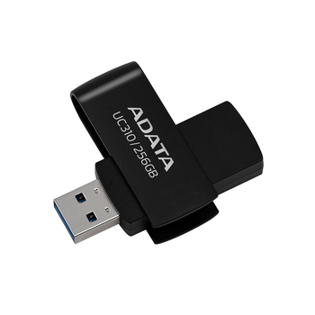 Флеш-накопичувач A-DATA UC310 USB 3.2 Gen 1 (USB 3.0) 256GB Black (UC310-256G-RBK)
