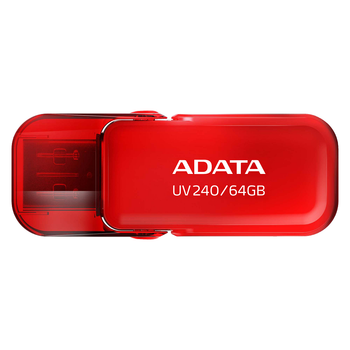 Флешка ADATA AUV 240 64 ГБ USB 2.0 червона