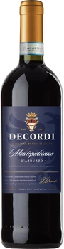 Вино Decordi Montepulciano dAbruzzo червоне сухе 0.75 л (8008820142759)