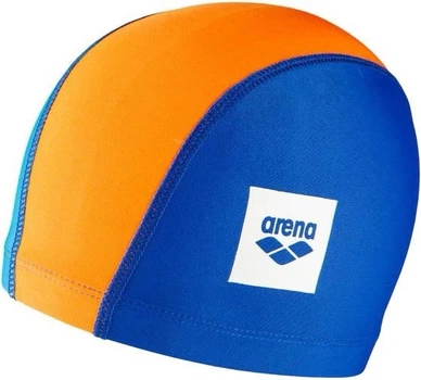Шапка для плавания Arena UNIX II JR синий, оранжевый, голубой Дет OSFM 002384-101