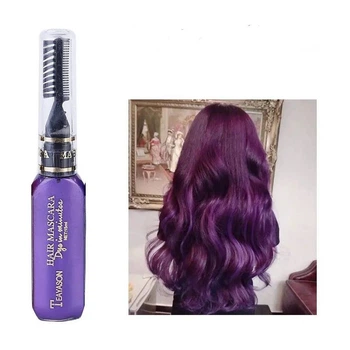 Временная смывающаяся краска для волос фиолетовая Dark Purple 05