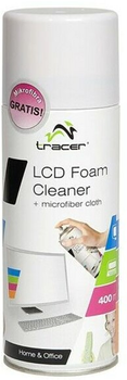 Pianka czyszcząca dla ekranu Tracer Foam Cleander + Microfiber Cloth 400 ml (TRASRO42106)