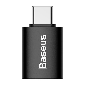 Переходник Baseus Ingenuity Mini OTG USB 3.1 to Type-C black ZJJQ000001
