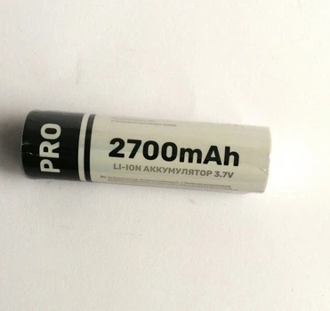 Аккумулятор долговечный 18650 Arexes 2700 mAh Li-ion С Защитой P001