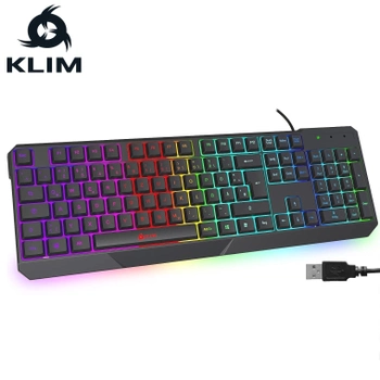Клавиатура Проводная KLIM WD905DE Chroma (DT)