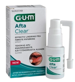 Спрей для ротової порожнини Sunstar Gum Spray Afta Clear 15 мл (7630019902229)