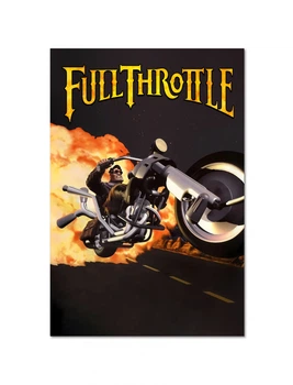 Постер плакат FNBK Full Throttle 50x70 см