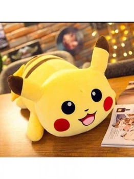 Плюшевая игрушка подушка My Kigu Покемон Пикачу Антистресс Желтая 38см