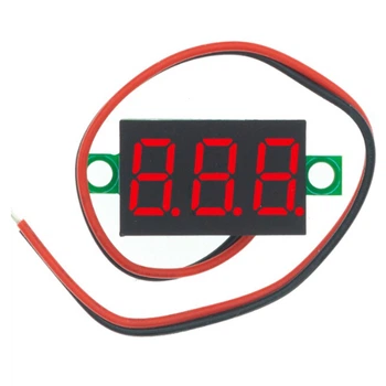 Цифровой вольтметр KRN 2.5-30В 0.36" LED измеритель напряжения вольтажа