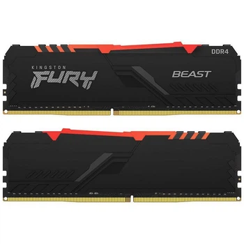 Оперативная память Kingston Fury Beast RGB Black DDR4 2x16GB 3733 MHz (KF437C19BB1AK2 32)