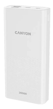 УМБ Canyon Powerbank 20000 mAh PB-2001 White (CNE-CPB2001W)