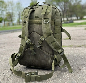Тактичний рюкзак штурмовий Tactic військовий рюкзак на 40 літрів Олива (Ta40-olive)