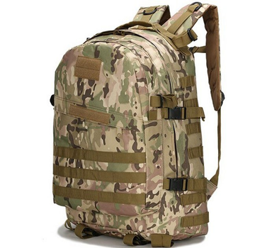 Тактичний рюкзак штурмовий Tactic Raid рюкзак військовий 40 літрів Мультикам (601-multic)