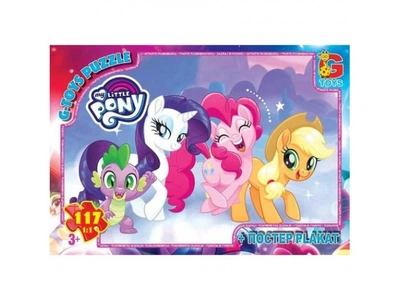 Пазлы My Little Pony, G-Toys, 117 эл., MLP015