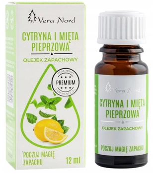 Etyryczny olejek Vera Nord Cytryna i mięta pieprzowa 12 ml (5906948848004)